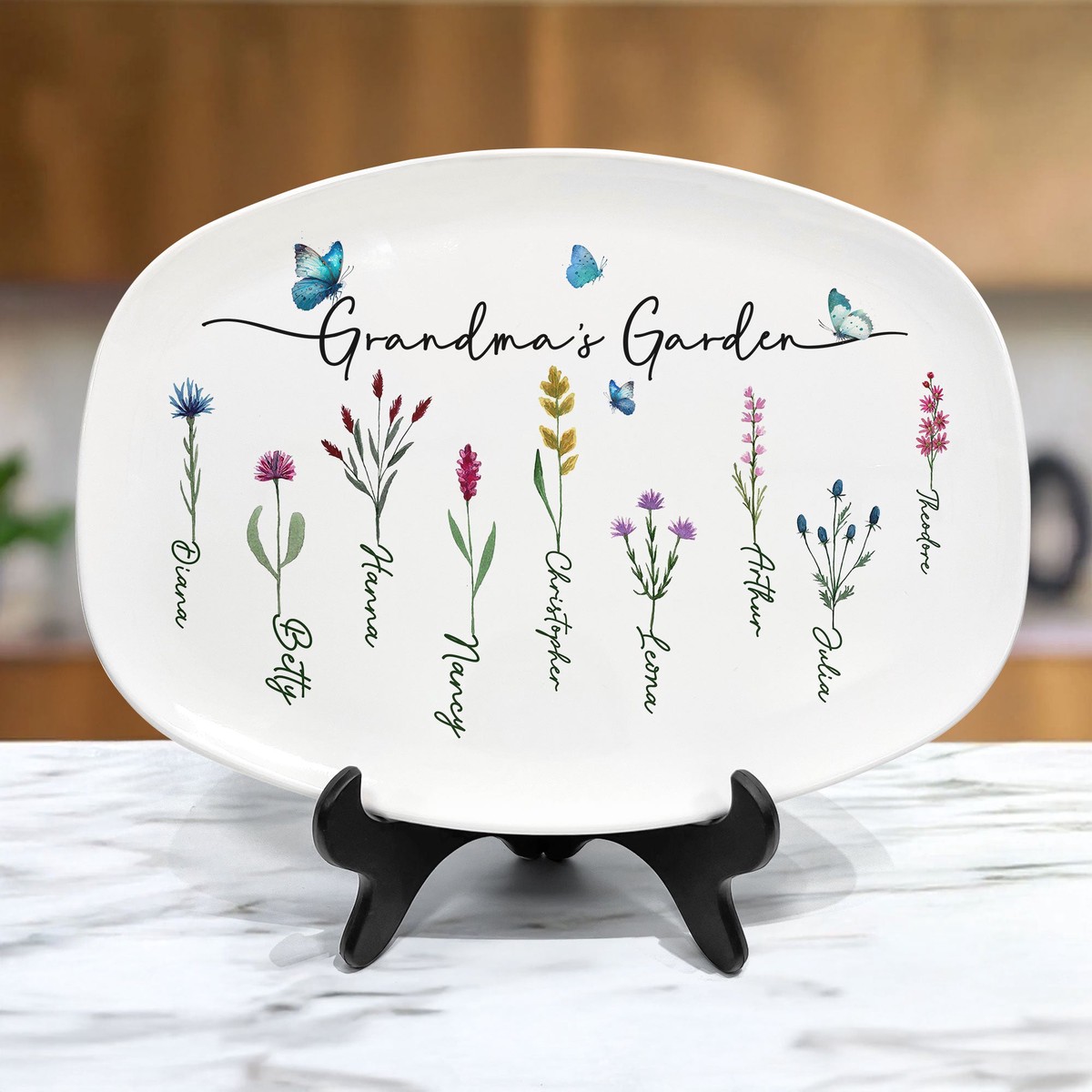 grandma-s-garden-personalized-platter