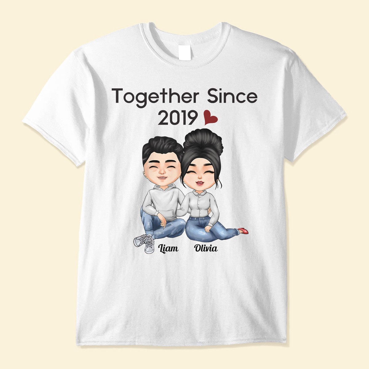 together-since-personalized-shirt