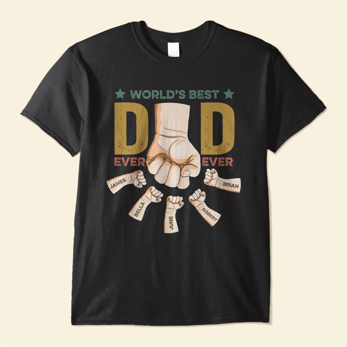 best-dad-ever-ever-personalized-shirt