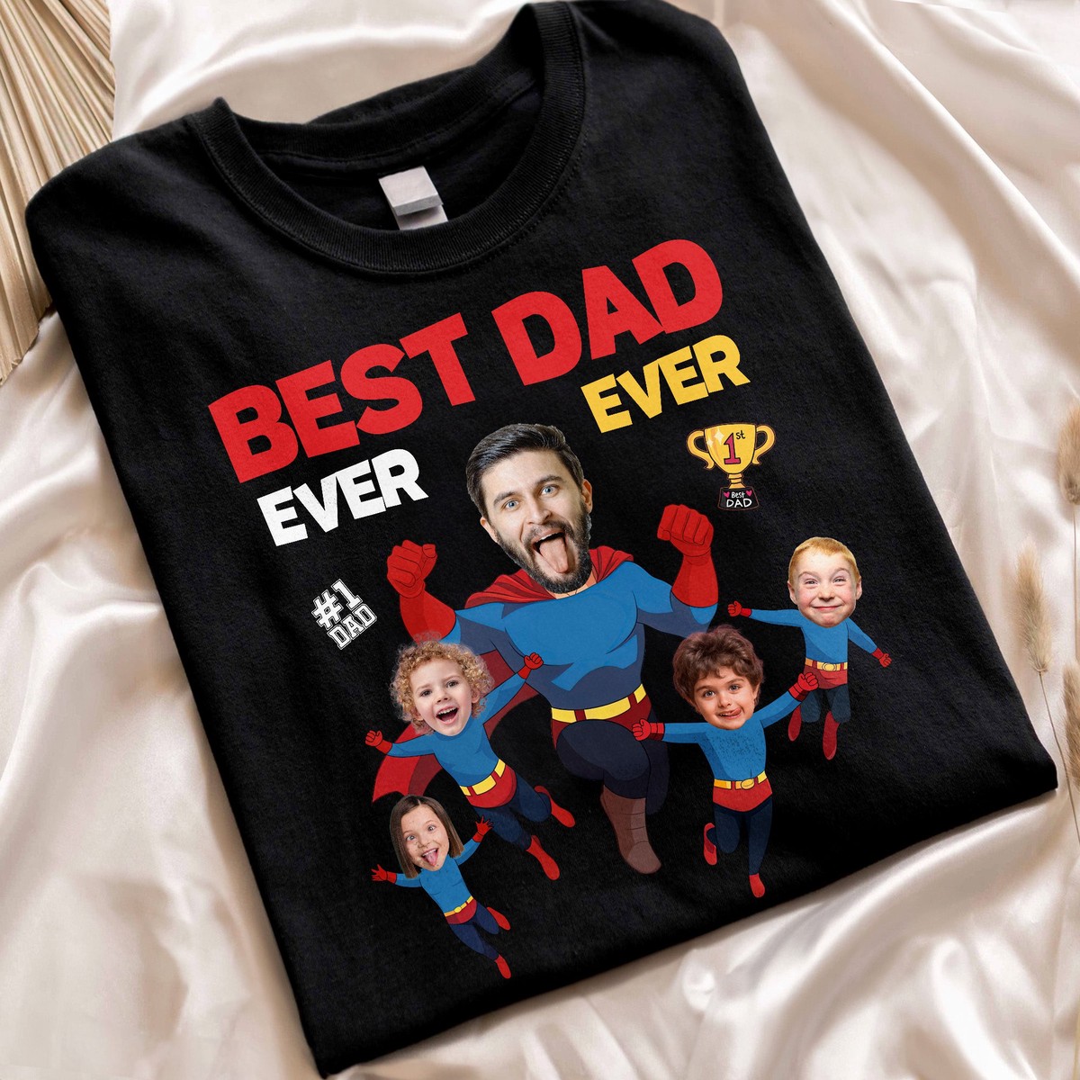 best-dad-ever-ever-personalized-photo-shirt