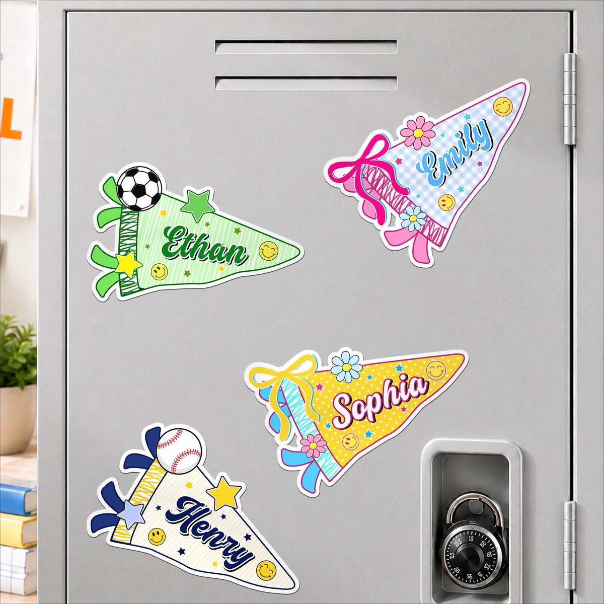kid-custom-name-pennant-locker-personalized-magnet