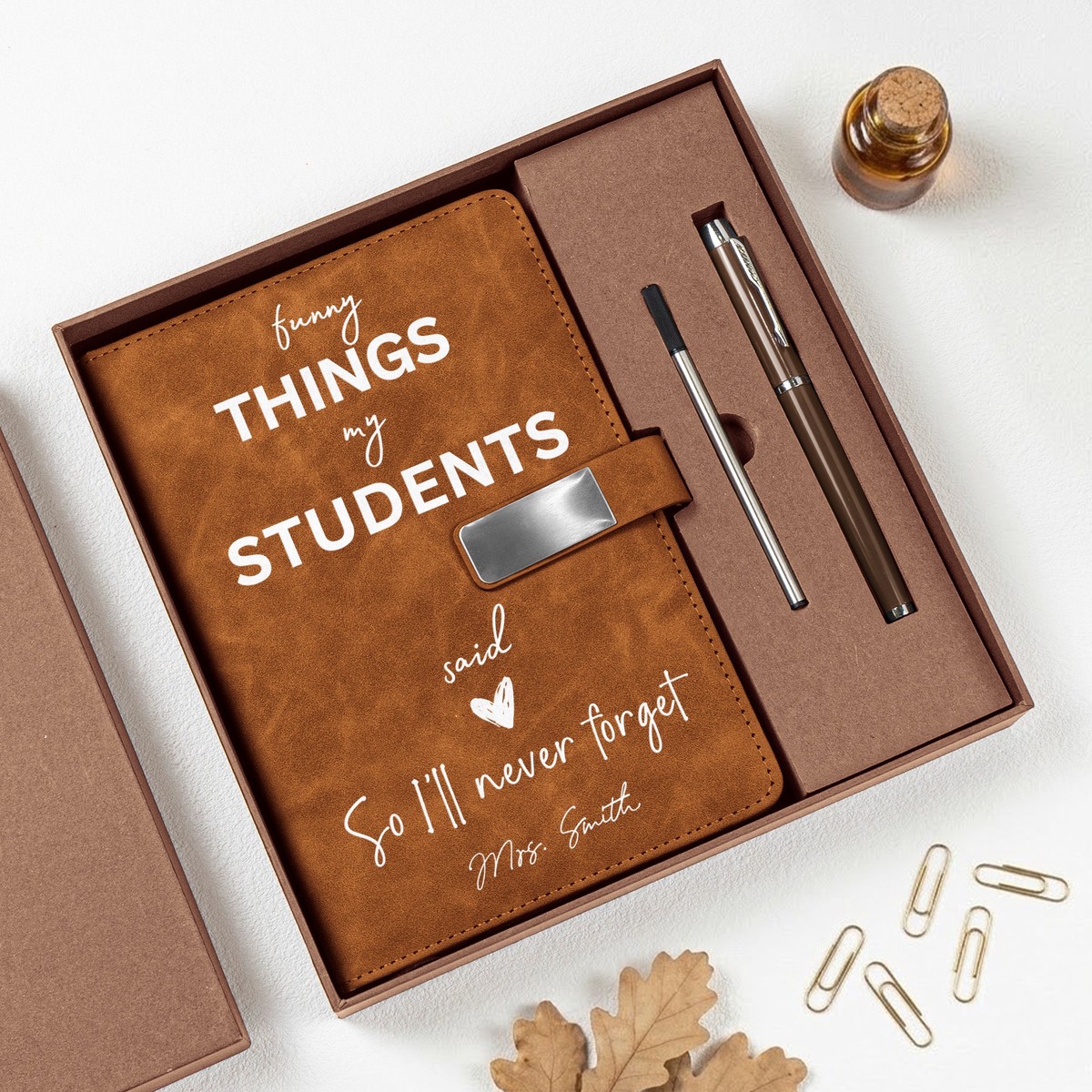 funny-things-my-students-said-teacher-gift-personalized-notebook-set
