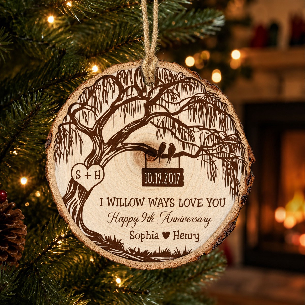 willow-anniversary-wedding-custom-anniversary-wood-slice-personalized-ornament