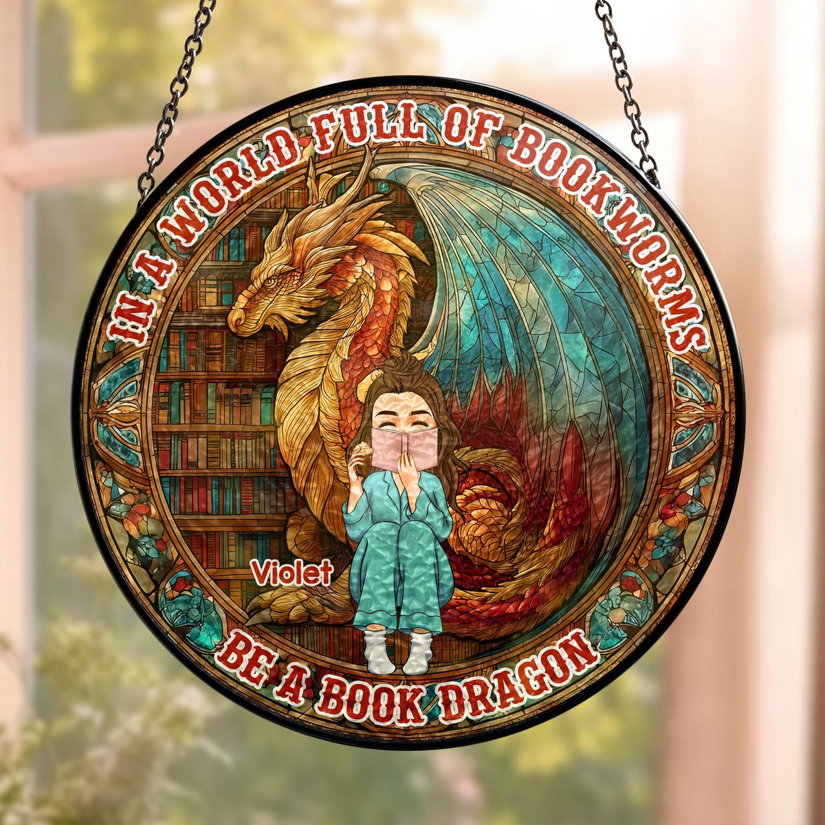 be-a-book-dragon-personalized-stained-glass-window-hanging-suncatcher