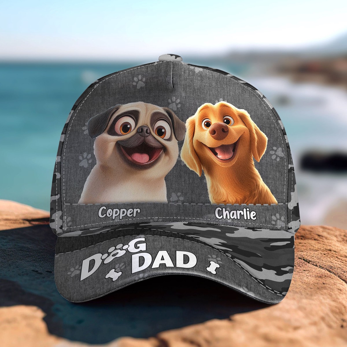 camouflage-pattern-dog-dad-personalized-classic-cap