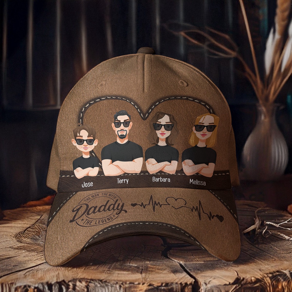 daddy-the-man-the-myth-the-legend-personalized-classic-cap