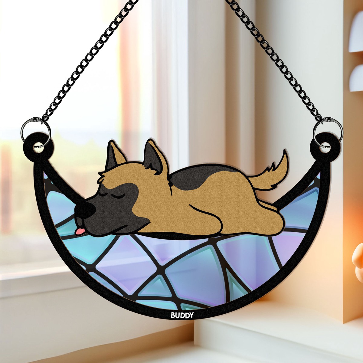 sleeping-dog-new-version-personalized-window-hanging-suncatcher-ornament