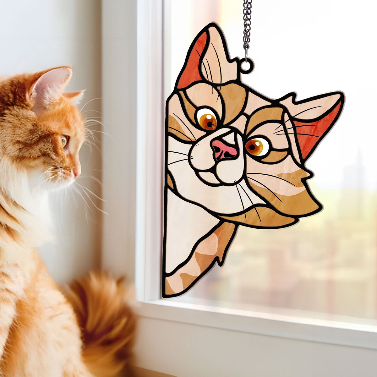 peeking-cats-personalized-window-hanging-suncatcher-ornament