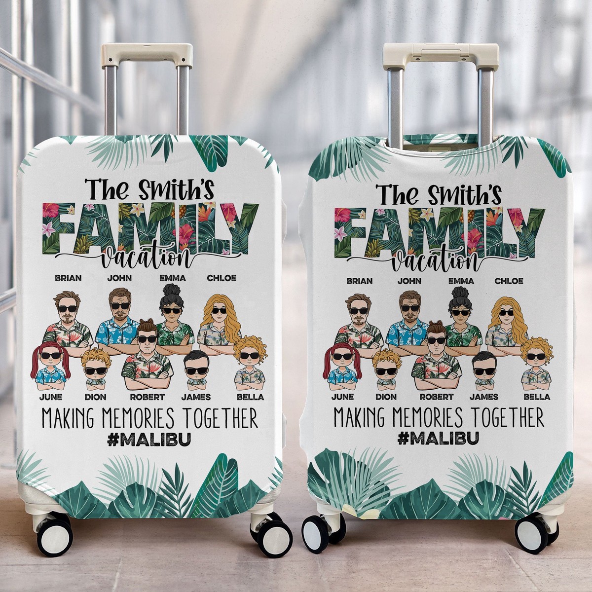 family-making-memories-on-vacation-personalized-luggage-cover