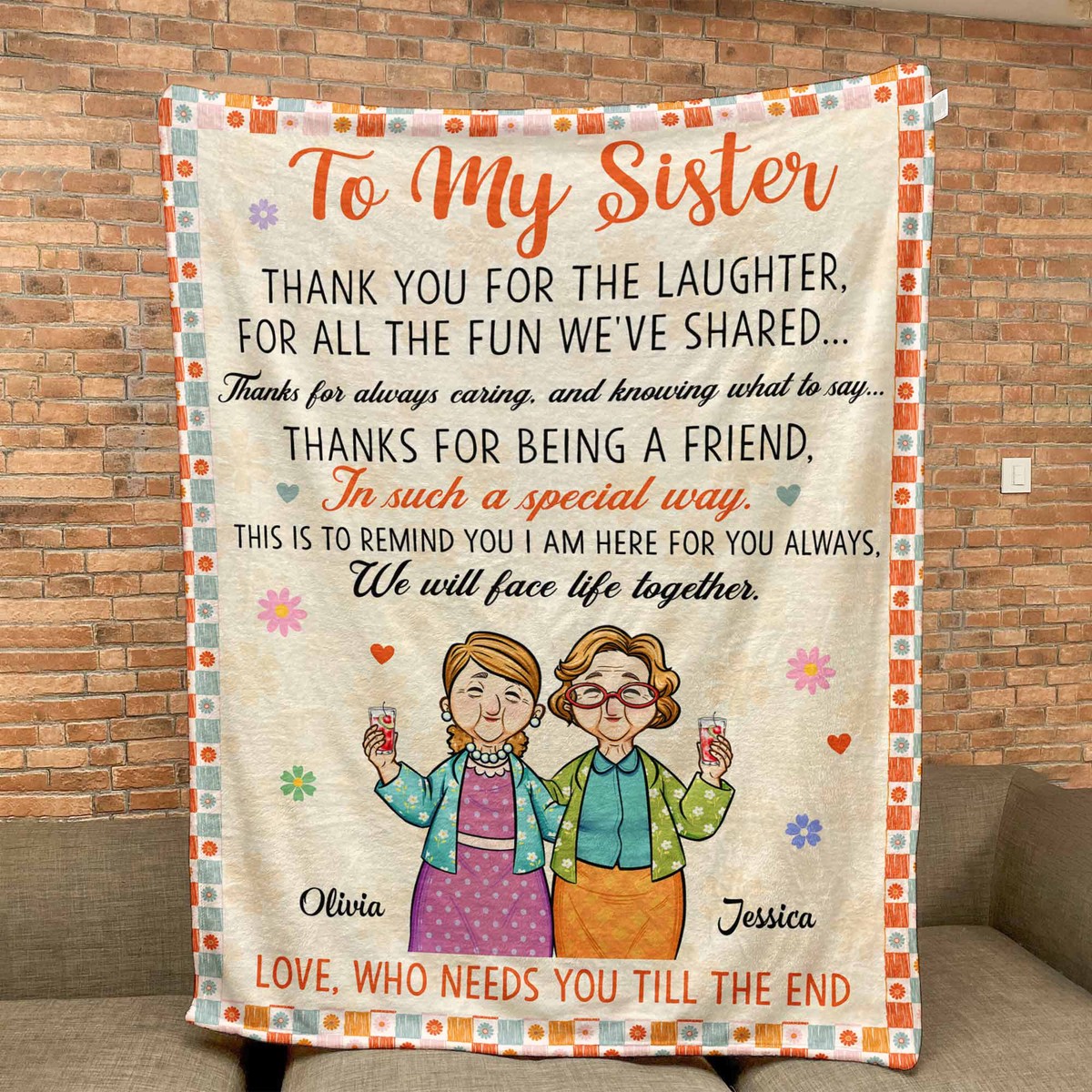 i-am-here-for-you-always-sister-personalized-blanket