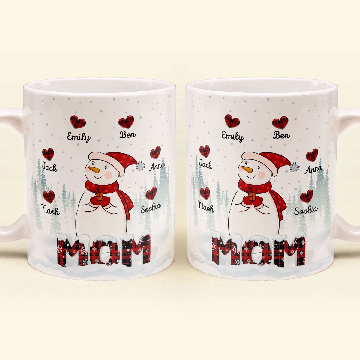 snowmom-personalized-mug