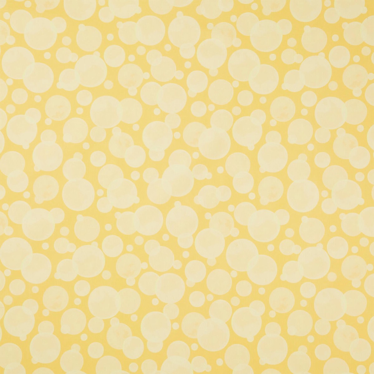 space-monsters-bubbles-yellow-yardage