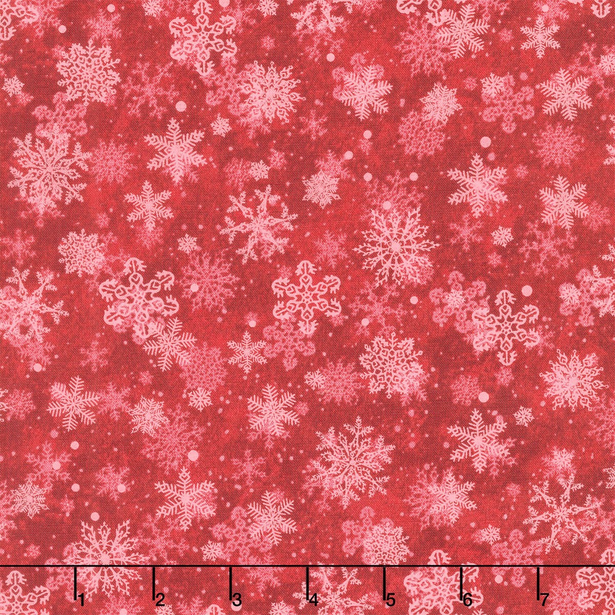st-nicholas-snowflakes-red-yardage